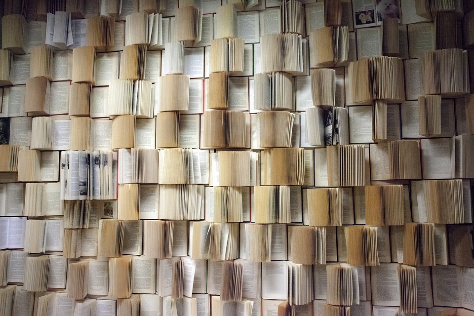 Retaining wall of phone books