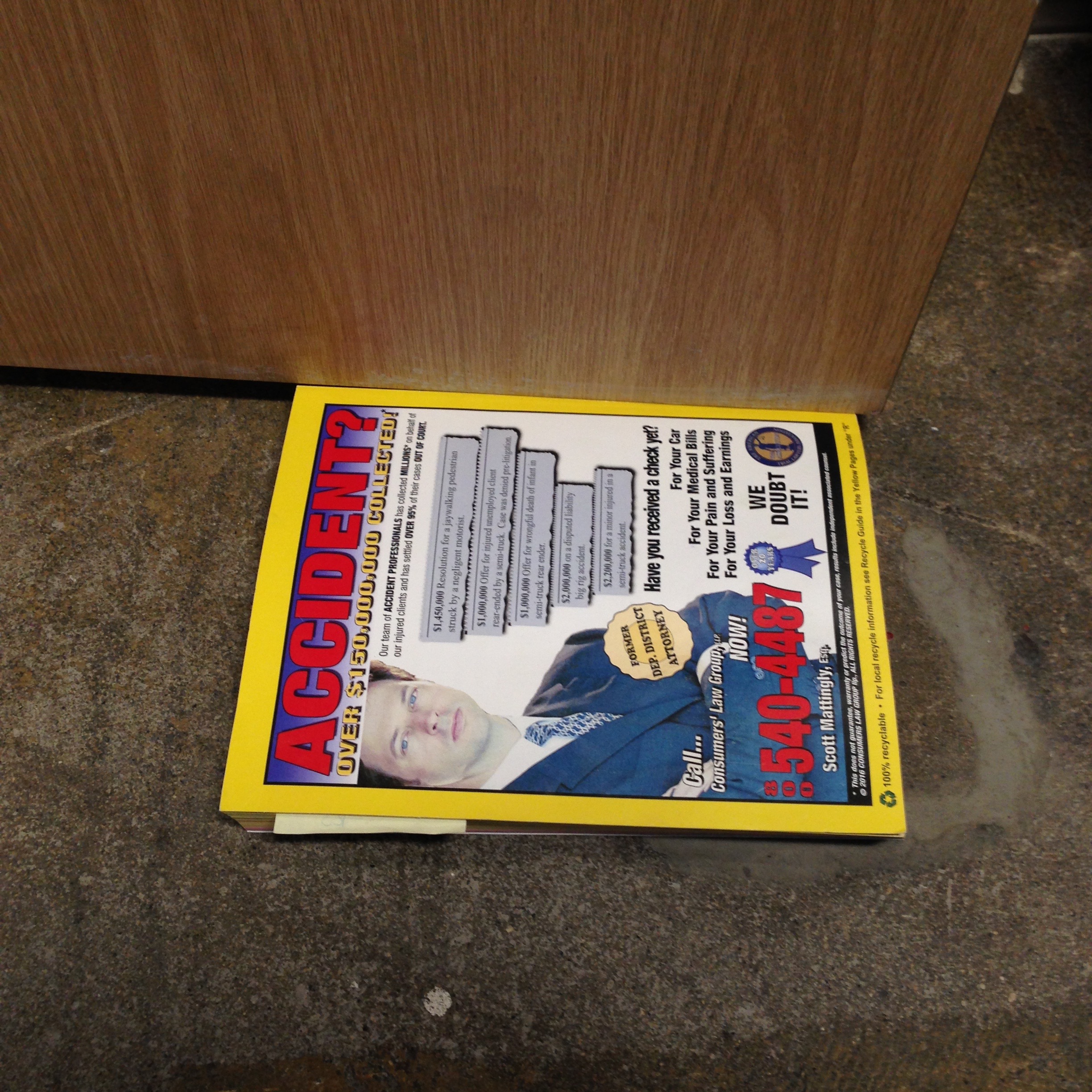 Phone Book Door Stop 